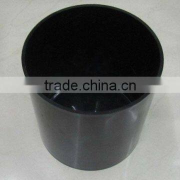 Black cylinder vase for flowers