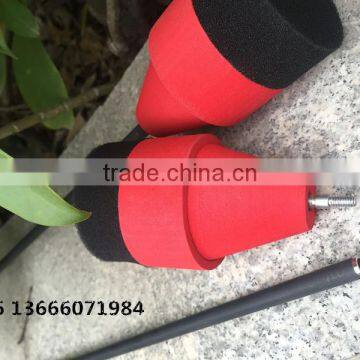 Red Foam Tipped 500sp*30inch Hybrid Carbon Arrows