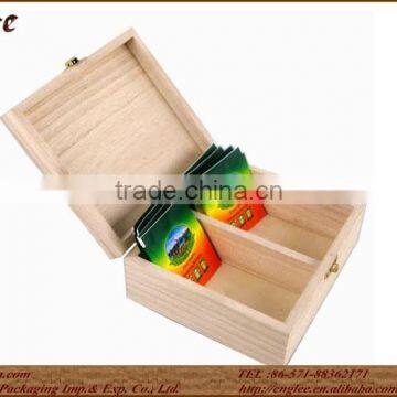 100% Natural Wood Tea Display Box/Case