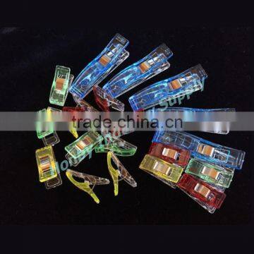Hand Sewing Patchwork 3 Size Plastic Quilting Fabric Fixing Clip Clamp