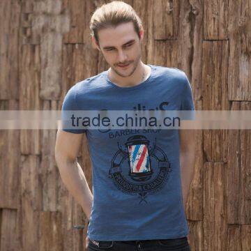 Factory OEM Fashion Style Tee O Neck Printing Men T-shirt photo-6