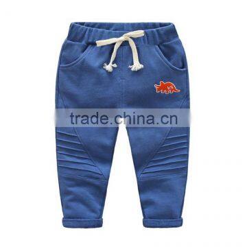 2017 latest design boy casual cotton pants