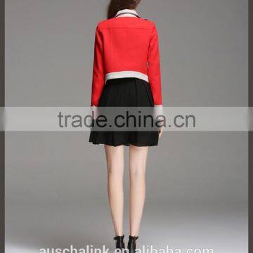 Italy Style Girls Long Sleeve Single Breasted Short Jacket Competitive Price photo-2