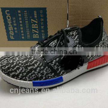 GZY Factory Guangzhou Stock Fashion Breathable Men Shoes 2017 photo-2