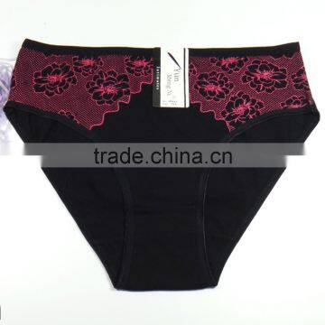 Breathable Cotton Panties With Flower Printing Grils Briefs Sexy Lingerie photo-6