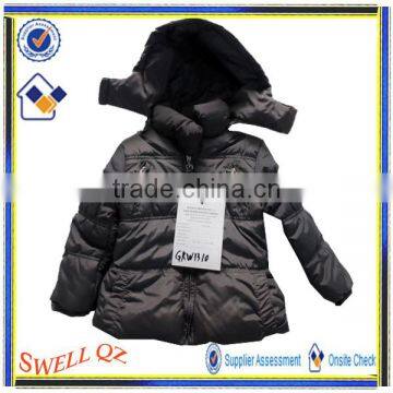 newest design comfortable children girls coat