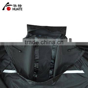 Personal Protective Euqipment Black Refelective Raincoat photo-6