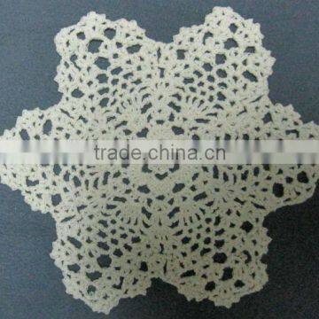 Crochet Lace Cotton Doily photo-2