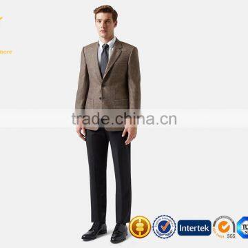 OEM Service Fashion Men Business Cashmere Wool Blended Suits