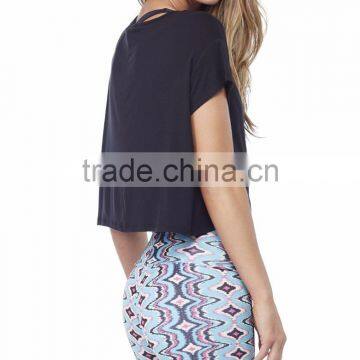 Wholesale Sexy Plain Crop Top Custom Design Cotton Crop Tops photo-3