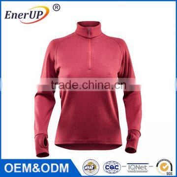 Women Clothing Plain Winter Long Trousers Thermal Wicking Antibacterial Long Sleeve Woman T-shirt photo-2