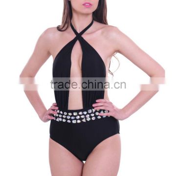 M881 Runwaylover2016 ladies sexy diamond one piece bikini swimwear