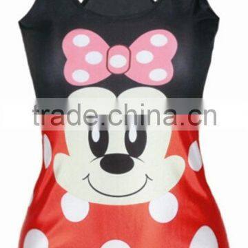 girls 3d Printed Sleeveless T Shirt Vest Tank Tops