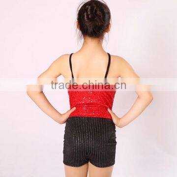 New Arrival Kid Cool Sequin Jazz Dancewear -- The Newest Teen Jazz Style Dress Skirt---child&adults Newest Cool Dance Costume photo-2