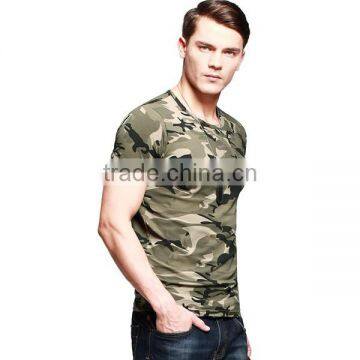 High Quality Cheap wholesale Camo t shirt, Custom Camouflage t shirt