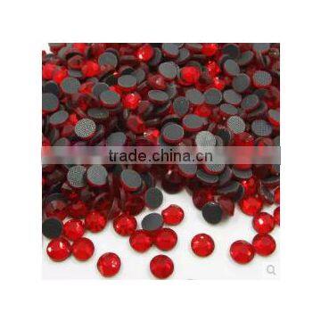 ss16 1440pcs/pack light siam dmc glass crystalhot fix stones,hot fix strass, hot fix rhinestones