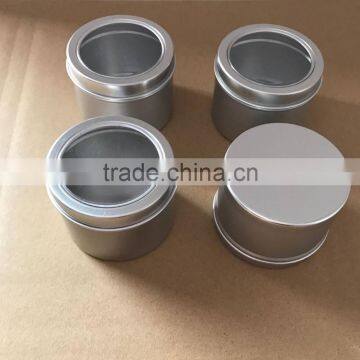 small aluminium round can tin