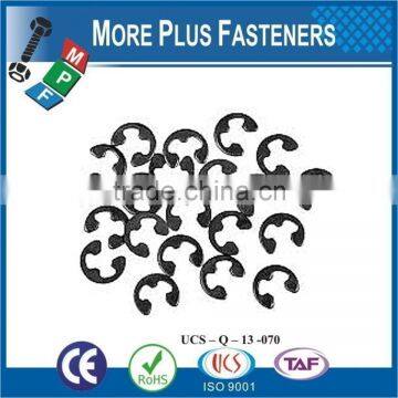 Made In Taiwan Retainer E Clips Black Phosphate Spring Steel Metric Stainless Steel photo-3