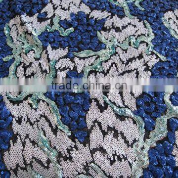 Sequins Fabric 3mm Sequins Fabric Lace Fabric photo-2