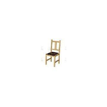 Oak Furniture Solid Wood Dining Chair With PU Cushion For Kids