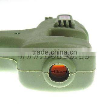 Chinese supplier green hot glue gun with glue stick