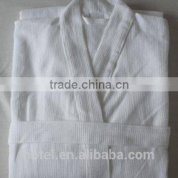 best selling white waffle bathrobe 100% cotton