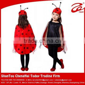 2015 Kid cosplay costumes,ladybug wings costume