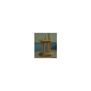 small stone gazebo carvings