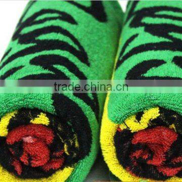 100% cotton velour printing beach towel