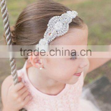 Women Handband Boho Bridal Crystal Beaded Headband