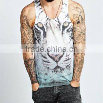 2016 Newly Young Printed men Comfort Sport Vest