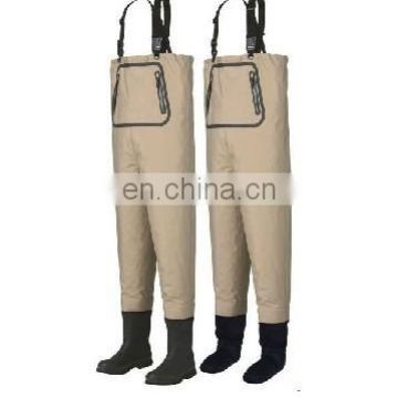 Breathable stocking foot water proof fishing wader