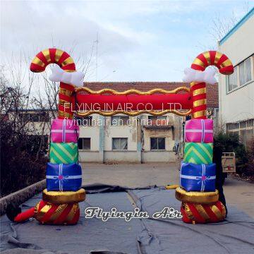 Christmas Inflatable Candy Arch for Outdoor Decoration