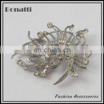 Hot sell antique rhinestone brooch for wedding