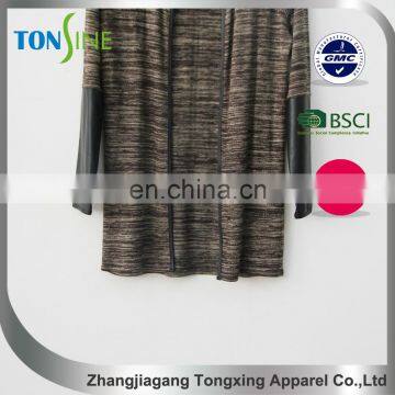 Women's Coat for Shoulder Zipper and Long Sleeve photo-4