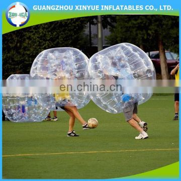 2015 most popular CE standard pvc bubble football/inflatable soccer bubble