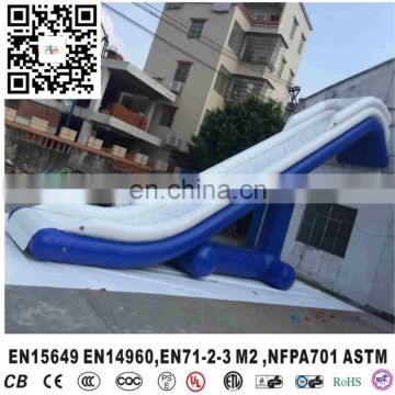 Long yacht inflatable water Slide for sale, ocean inflatable water slide for yacht