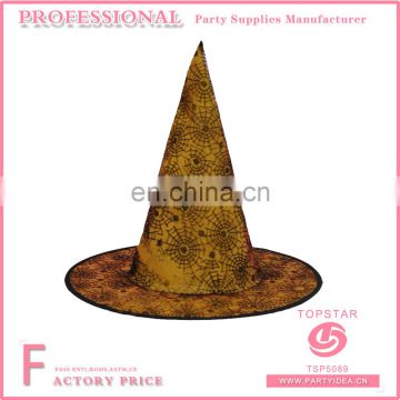 Buy halloween party favor witch hat spider web decorated full the conical hats