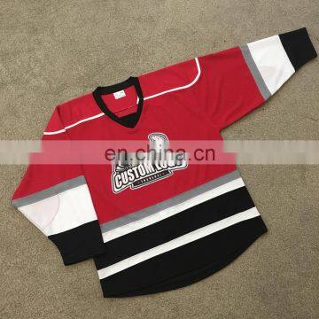 High Quality Custom Hockey Jersey Ice Hockey Shirts Away Chicago Blackhawks photo-3