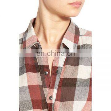 Wholesale Women Blouses & Shirts Spread Collar Casual Style Long Sleeve Shirt photo-4