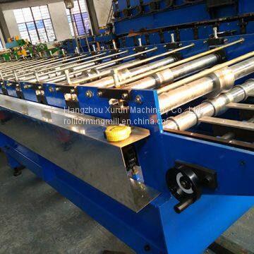 Roof Wall Panel IBR Trapezoidal Roll Forming Machine Metal PPGI Galvanized Steel Profile Lines photo-2