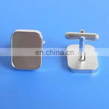 blank rectangle cufflink, stainless steel cufflink blanks in bulk