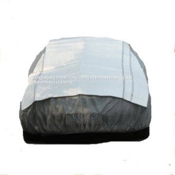 Aluminum film Add EPE and non-woven inflatable car cover against hail or snow