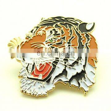 Guaranteed 100% OEM FASHION LION ANIMAL SOFT ENAMEL GOLD PIN BADGE