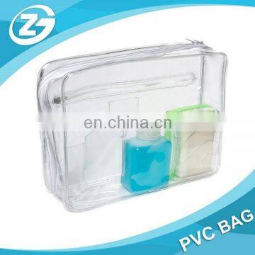 Zipper Clear Vinyl Bath Care Case