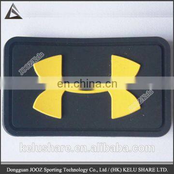 fashion clothing rubber sticker silicone decorative garment logo