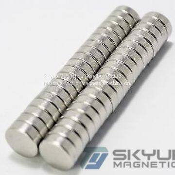 Neodymium Magnet Disc Super Strong Rare Earth N35 Small Fridge Magnet photo-2