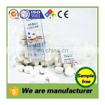 White Antimicrobial 100% Viscose Nonwoven Promotional Compressed Magic Coin Napkins With OEM&ODM Logo photo-3