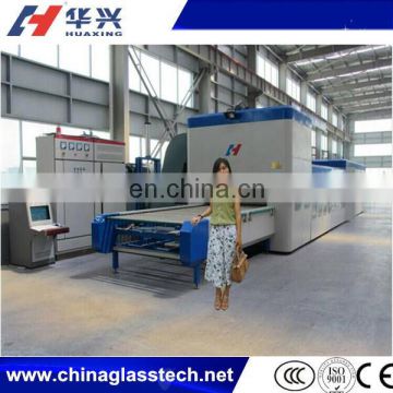 Forced Convection Heating Flat & Curved Glass Tempering Bending Line Machine