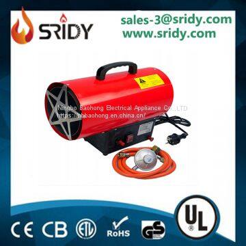 10kW/34,000BTU Gas Space Heater Heavy Duty Industrial LPG Propane Gas Electric Assisted Fan Heater for Workshop Warehouse Garage Shed Farm photo-4